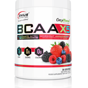 Aminoacizi pudra cu aroma de fructe de padure BCAA-X5