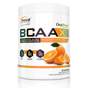 Aminoacizi pudra cu aroma de portocala BCAA-X5