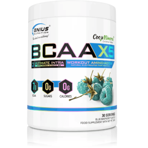 Aminoacizi pudra cu aroma de zmeura albastra BCAA-X5