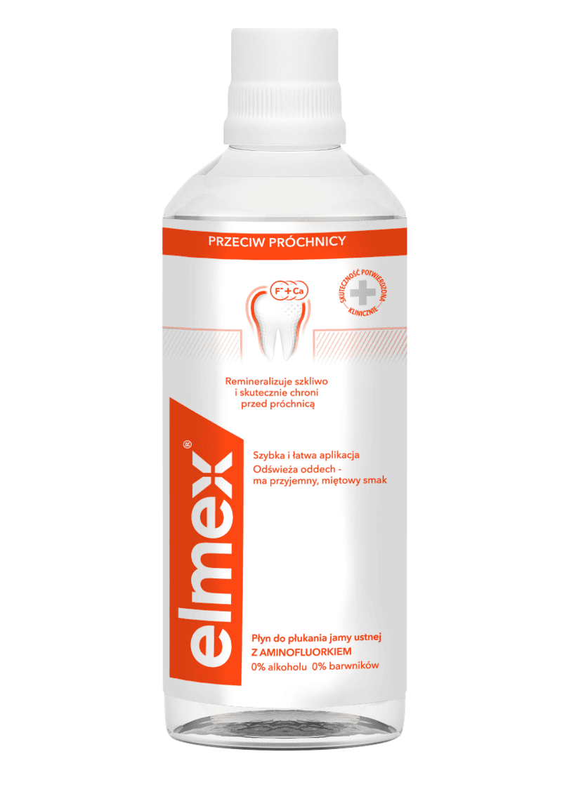 Apa de gura Anti Caries Professional, 400ml, Elmex 1 Apa de gura Anti Caries Professional