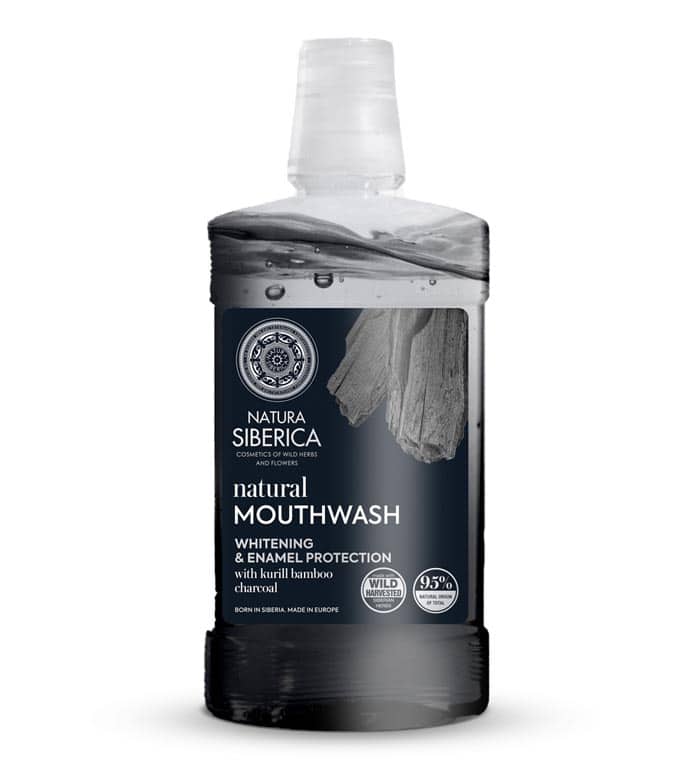 Apa de gura Bamboo & Charcoal Natural Mouthwash, 520ml, Natura Siberica 1 Apa de gura Bamboo & Charcoal Natural Mouthwash