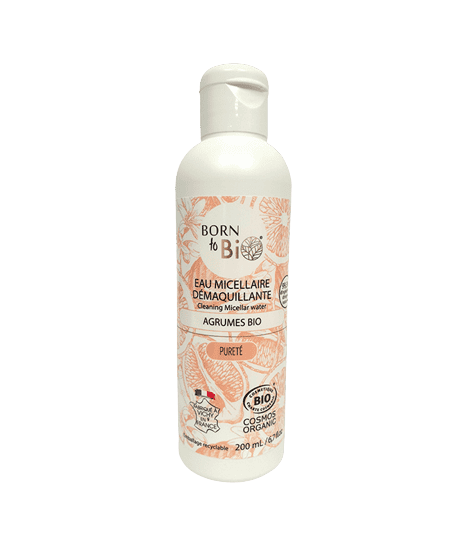Apa micelara bio pentru piele normala si uscata cu argan si migdale dulci, 200ml, Born to Bio 1 Apa micelara bio pentru piele normala si uscata cu argan si migdale dulci