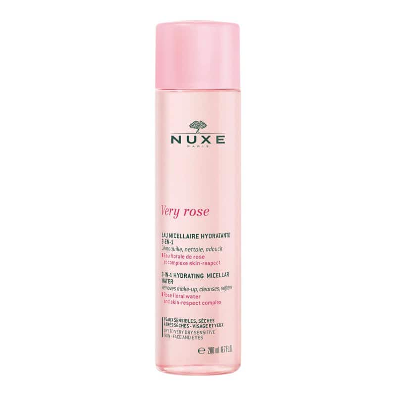Apa micelara hidratanta pentru ten sensibil si uscat Very Rose, 200ml, Nuxe 1 Apa micelara hidratanta pentru ten sensibil si uscat Very Rose
