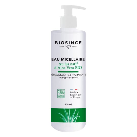 Apa micelara organica pentru curatare si demachiere cu aloe vera