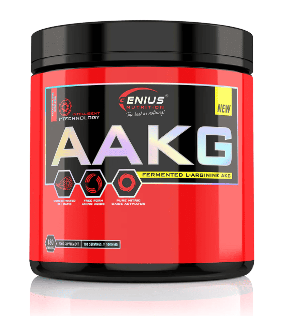 Arginina AKG, 180 tablete, Genius Nutrition 1 Arginina AKG
