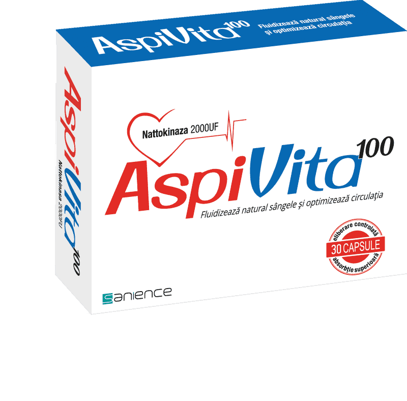 AspiVita 100, 30 capsule, Sanience 1 AspiVita 100