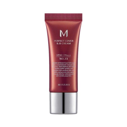 BB Cream M Perfect Cover SPF42/PA+++ Nuanta 23/Bej natural, 20ml, Missha 1 BB Cream M Perfect Cover SPF42/PA+++ Nuanta 23/Bej natural