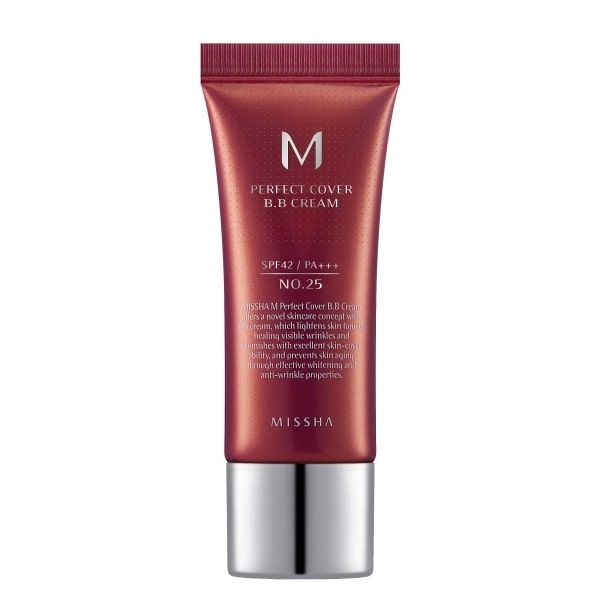 BB Cream M Perfect Cover SPF42/PA+++ Nuanta 25/Bej cald, 20ml, Missha 1 BB Cream M Perfect Cover SPF42/PA+++ Nuanta 25/Bej cald