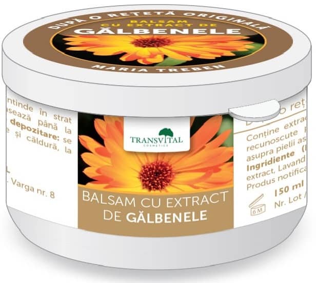 Balsam cu extract de galbenele, 150 ml, Transvital 1 Balsam cu extract de galbenele