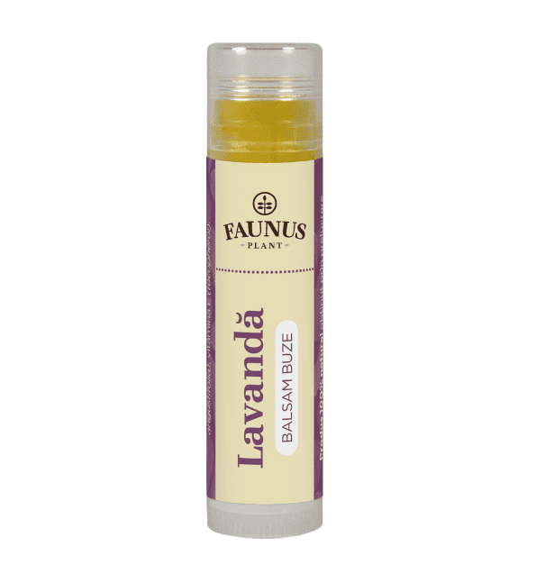 Balsam de buze cu lavanda, 5ml, Faunus Plant 1 Balsam de buze cu lavanda