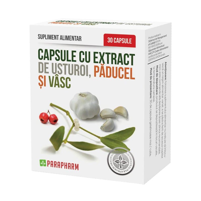 Bano cu extract de Usturoi cu Paducel si Vasc