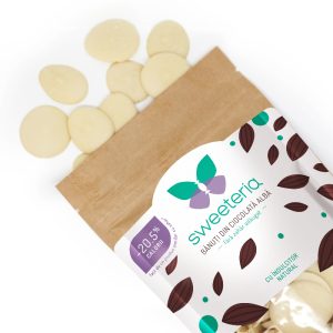 Banuti din ciocolata alba fara zahar