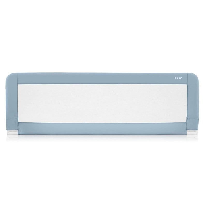 Bariera de protectie pat pentru bebelusi Albastru-gri XL 45111