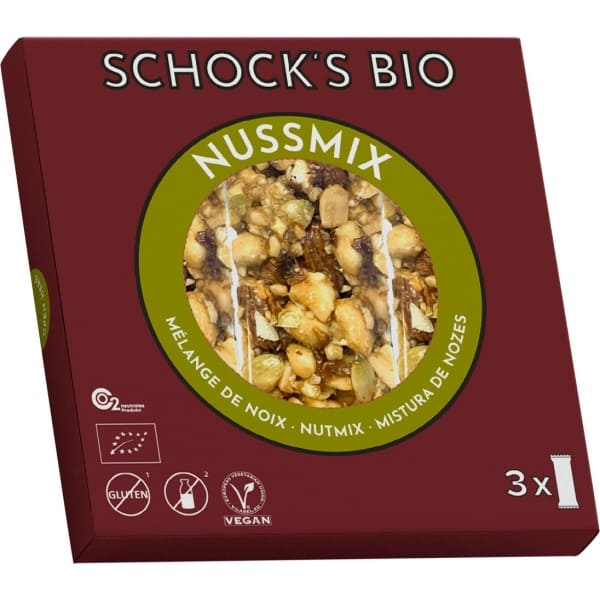 Batoane Bio crocante cu mix de alune si miere