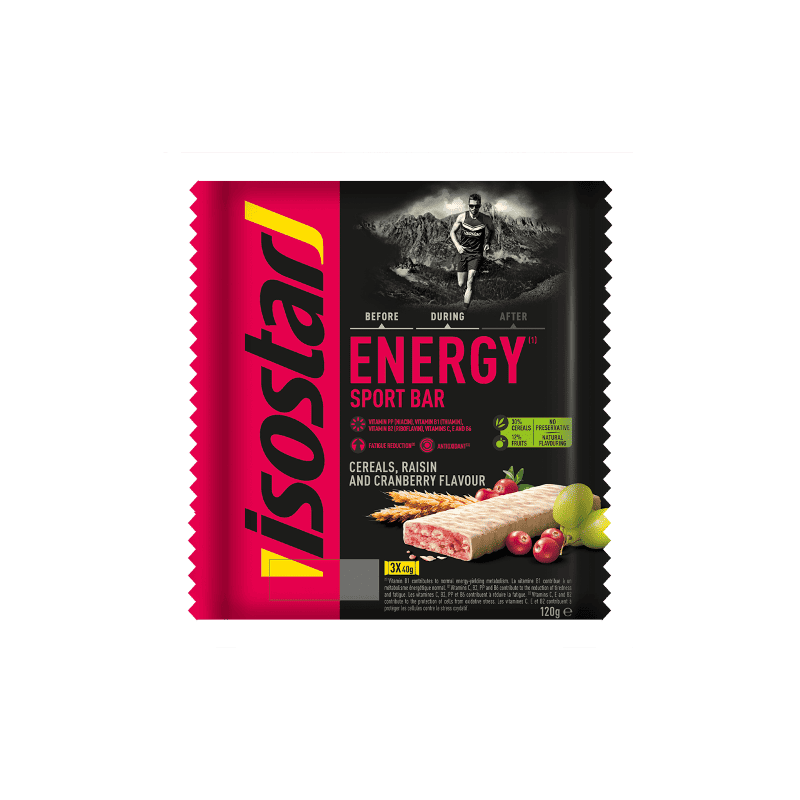 Batoane energizante cu merisoare si stafide High Energy Bar Antiox