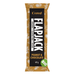 Baton Bio din ovaz cu Arahide si Ciocolata Flapjack