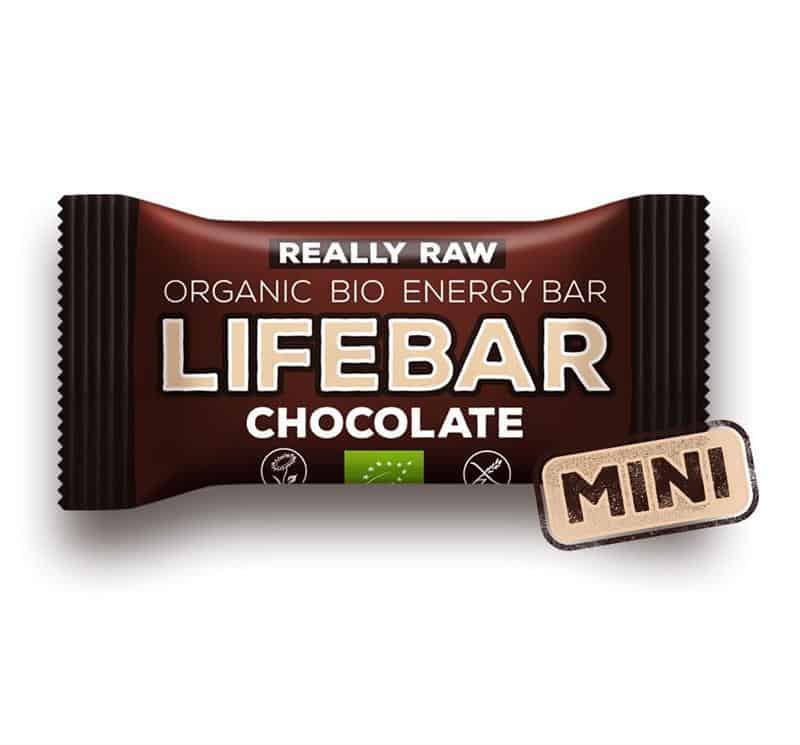 Baton cu ciocolata raw Lifebar Bio, 25g, Lifefood 1 Baton cu ciocolata raw Lifebar Bio