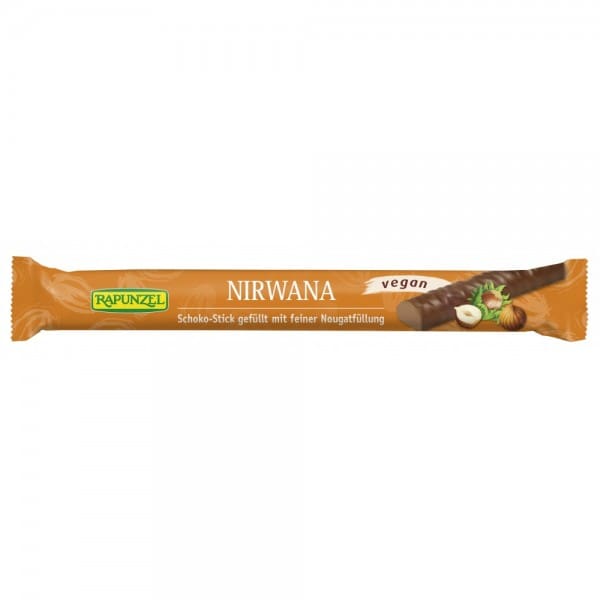 Baton cu ciocolata si crema de alune bio Nirwana