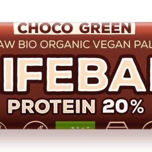Baton cu ciocolata si proteine raw Lifebar Bio