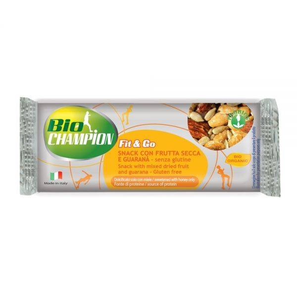 Baton cu fructe uscate si guarana FIT&GO