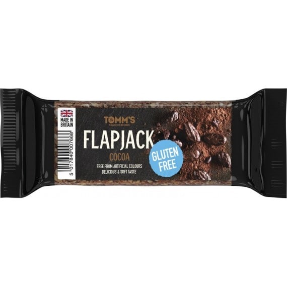 Baton energizant fara gluten cu cacao Flapjack