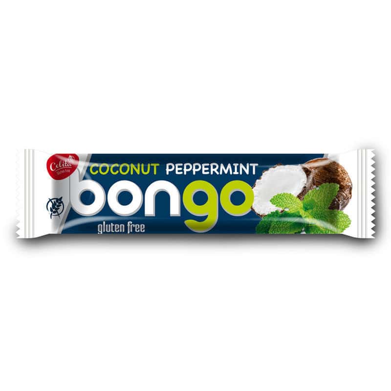 Baton fara gluten cu crema de cocos si menta