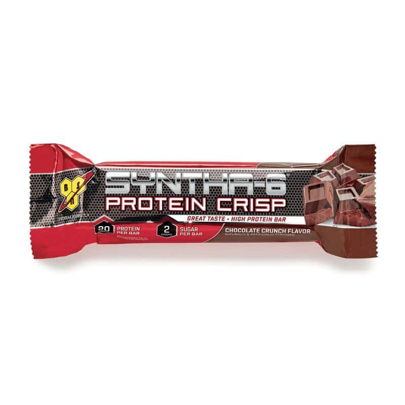 Baton proteic cu aroma de ciocolata Crisp Syntha-6 Protein