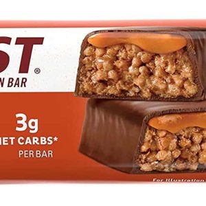 Baton proteic cu aroma de ciocolata nuci pecan si caramel Hero Crispy
