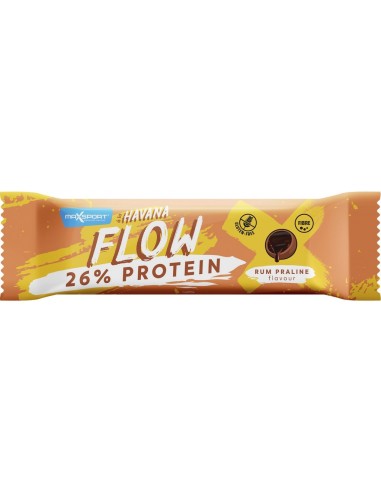 Baton proteic cu rom Havana Flow 26%, 35g, Max Sport 1 Baton proteic cu rom Havana Flow 26%