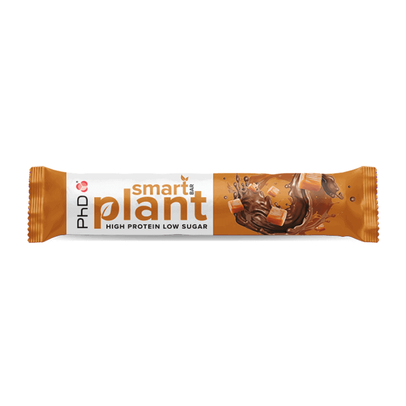 Baton proteic vegetal cu aroma de caramel sarat Smart Bar Plant