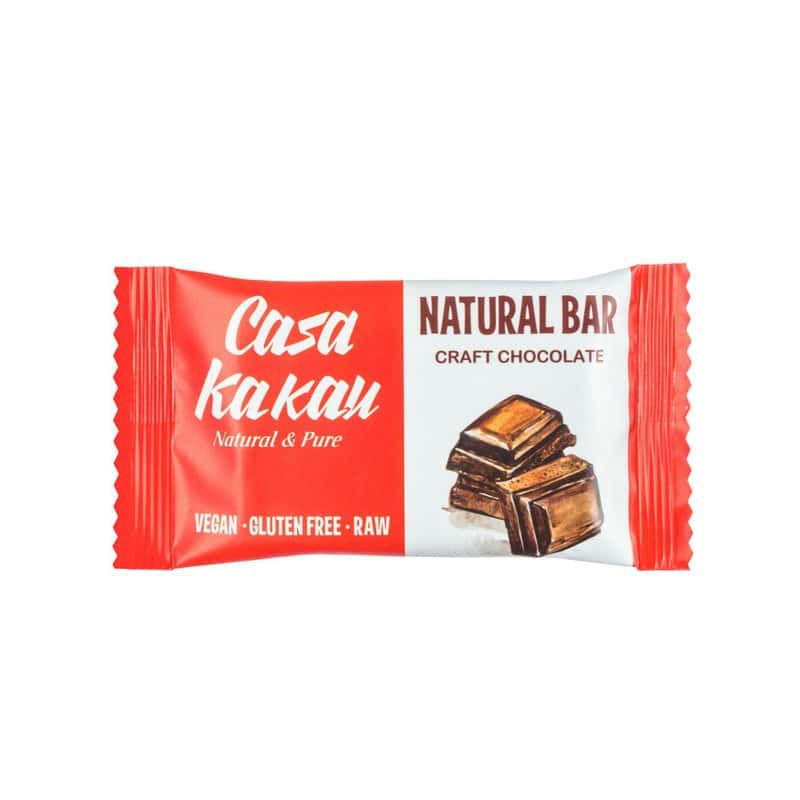 Baton raw vegan cu ciocolata artizanala si alune