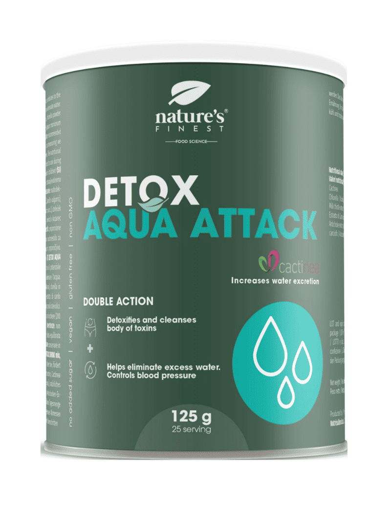 Bautura Detox Aqua Attack (eliminare apa), 125g, Nutrisslim 1 Bautura Detox Aqua Attack (eliminare apa)