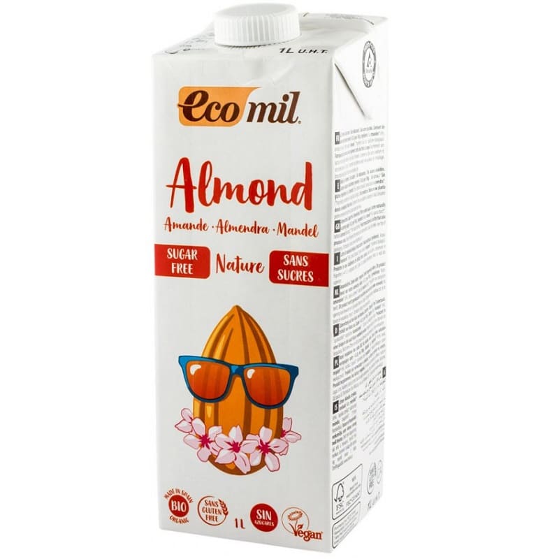 Bautura vegetala din migdale fara zahar