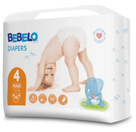 Bebelo Scutece Maxi Numarul 4, 48 bucati 1 Bebelo Scutece Maxi Numarul 4