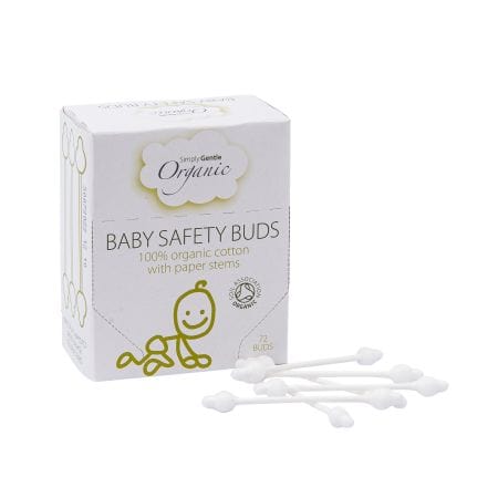 Betisoare de urechi din bumbac organic pentru bebelusi