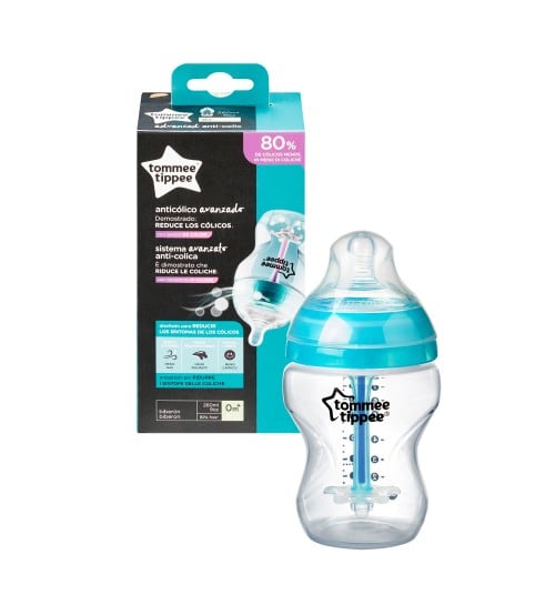 Biberon Advanced cu Sistem de Ventilatie, 260ml, Tommee Tippee 1 Biberon Advanced cu Sistem de Ventilatie