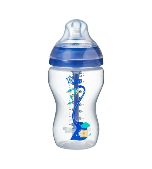 Biberon Advanced cu Sistem de Ventilatie Albastru, 340ml, Tommee Tippee 1 Biberon Advanced cu Sistem de Ventilatie Albastru