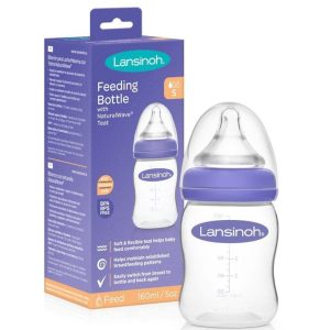 Biberon cu tetina din silicon 0 luni+