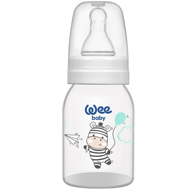 Biberon cu tetina rotunda