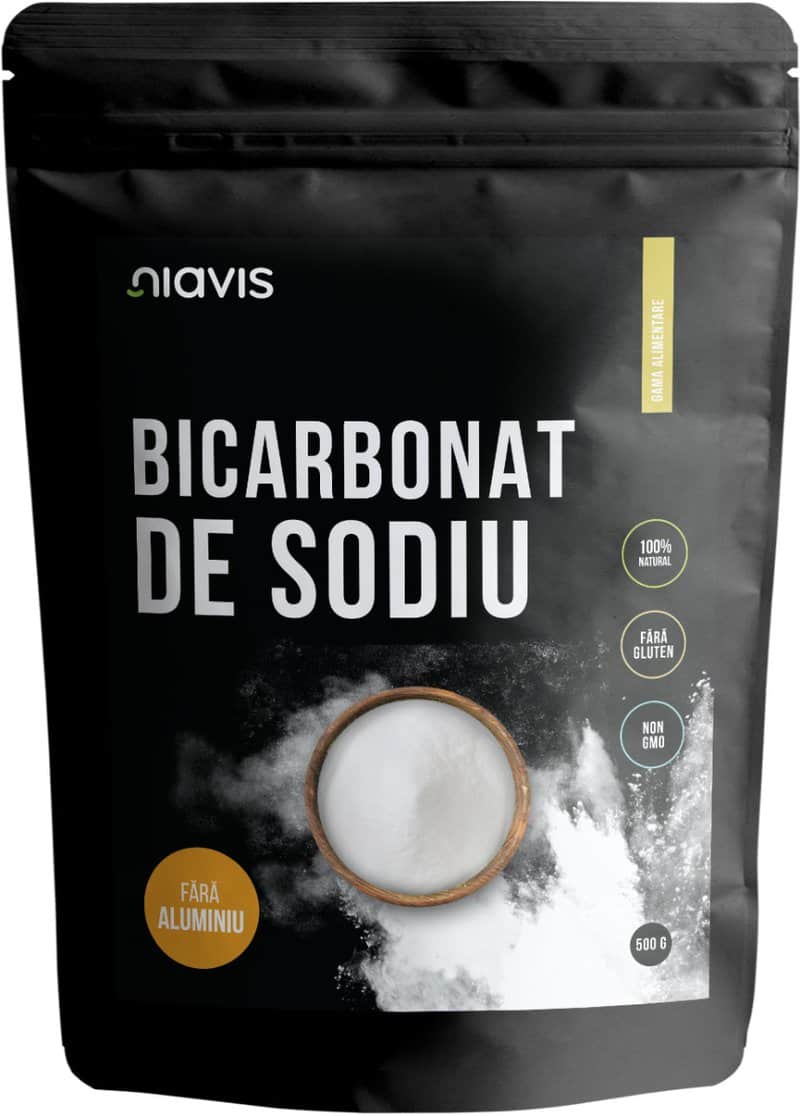 Bicarbonat de sodiu, 500g, Niavis 1 Bicarbonat de sodiu
