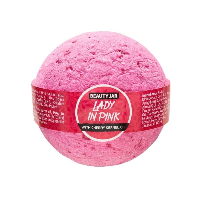 Bila de baie cu ulei din samburi de cirese Lady in Pink