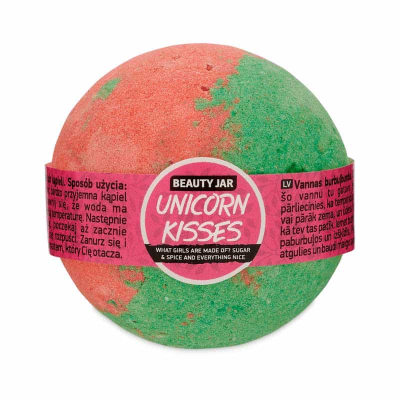 Bila de baie eferbescenta cu Vitamina E si capsuni Unicorn Kisses
