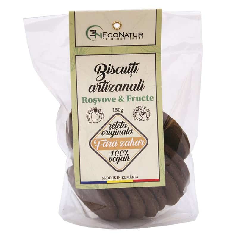 Biscuiti artizanali cu roscove si fructe uscate fara zahar