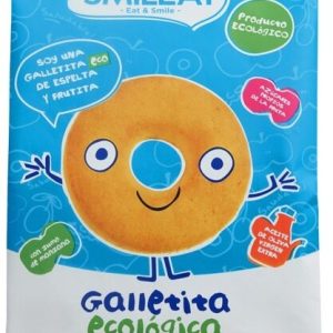 Biscuiti cerculete din grau spelt si mar +6 luni Bio