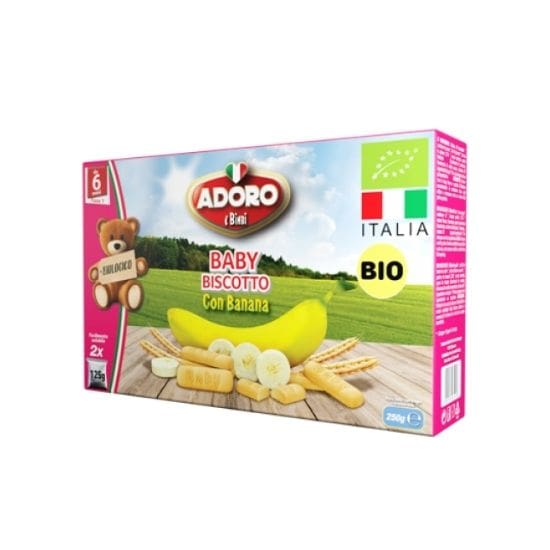 Biscuiti cu banane 6 luni+