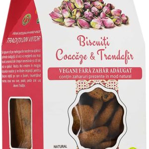 Biscuiti cu coacaze si trandafir