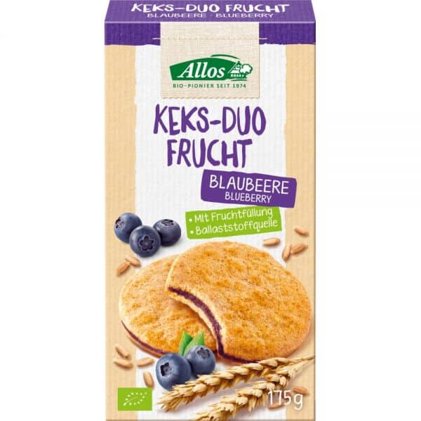 Biscuiti cu crema de afine Bio