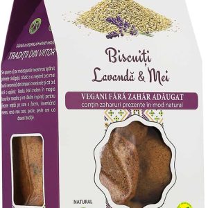 Biscuiti cu lavanda si mei
