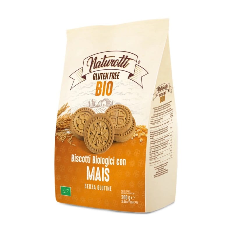 Biscuiti cu porumb fara gluten Bio