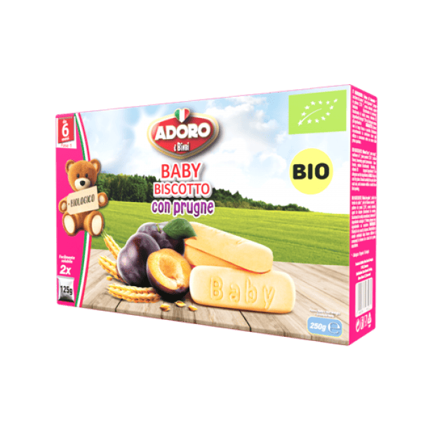 Biscuiti cu prune Bio 6 luni+